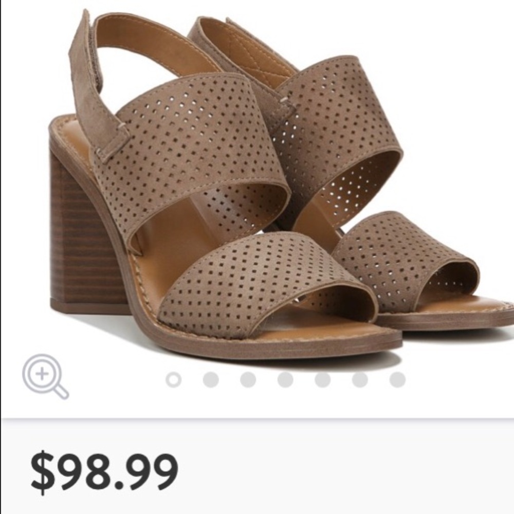 Franco Sarto- Devine Block Heel Sandal- size 9.5